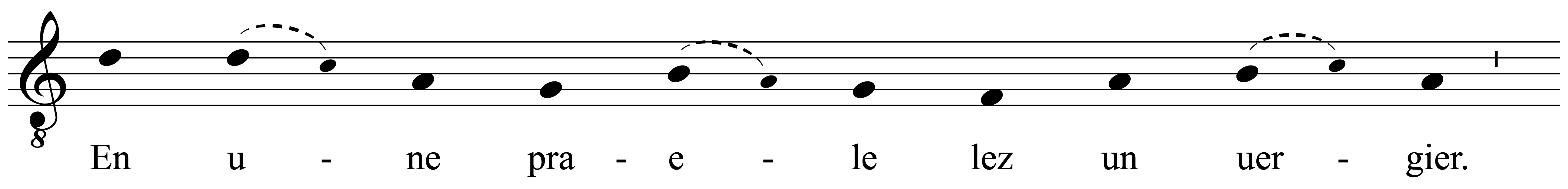 Work musical notation